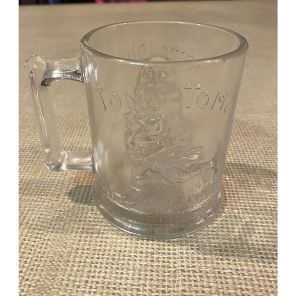 Vintage‎ Depression Glass Humpty Dumpty and Tom Tom the Piper’s Son Mug